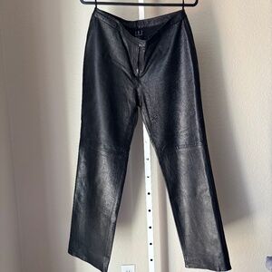 INC International Concepts 100% Leather Women's Pants